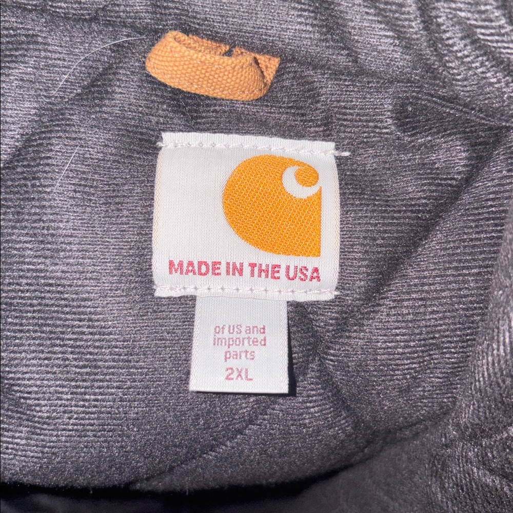 Carhartt Brown Work Jacket with Matching Duck Overalls - Picture 9 of 9